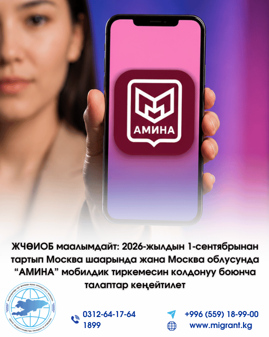 ЦТГР информирует: с 1 сентября 2026 года расширяются требования по использованию мобильного приложения «Амина» в Москве и Московской области